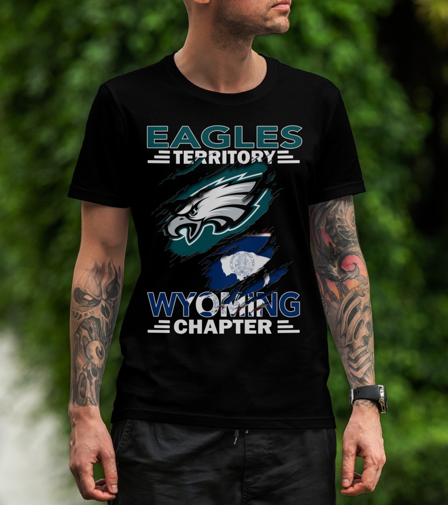 Eagles Territory Wyoming Chapter Fan Community Connections T-Shirt