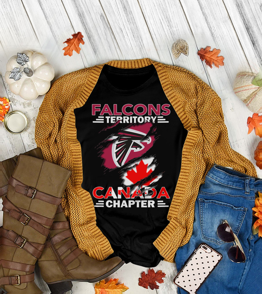 Falcons Territory Canada Chapter Atlanta Sports Fan Group T-Shirt