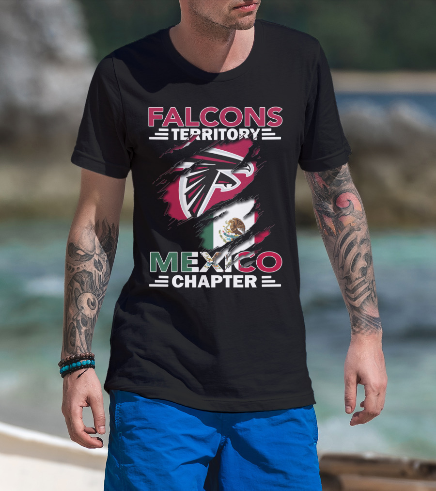 Falcons Territory Mexico Chapter Flag T-Shirt