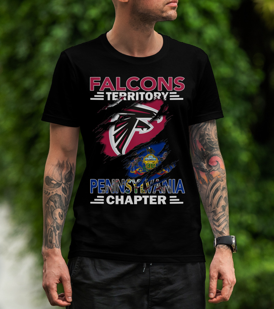 Falcons Territory Pennsylvania Chapter NFL Community Supporters T-Shirt