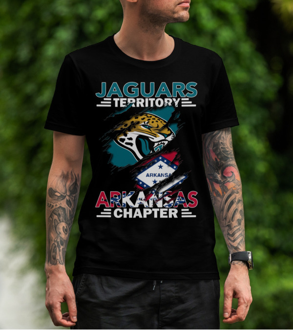 Jaguars Territory Arkansas Chapter Arkansas Flag Jaguar T-Shirt