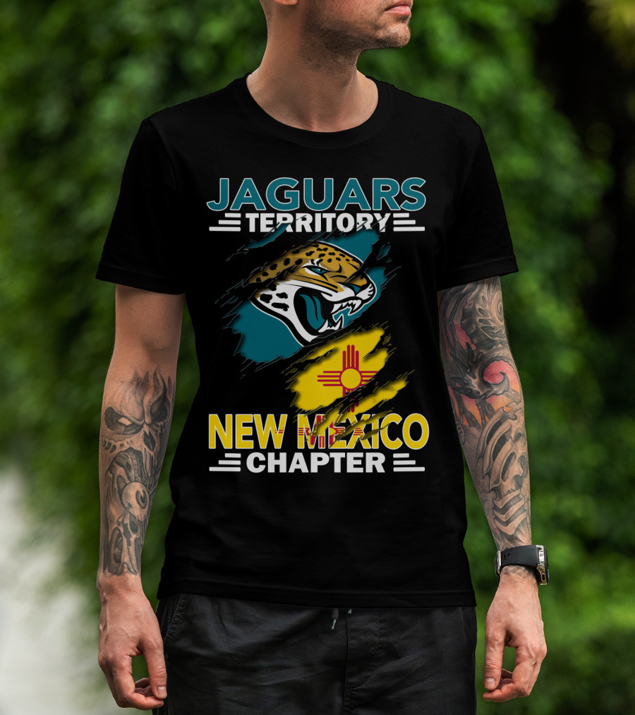 Jaguars Territory New Mexico Chapter State Pride And Team Spirit T-Shirt