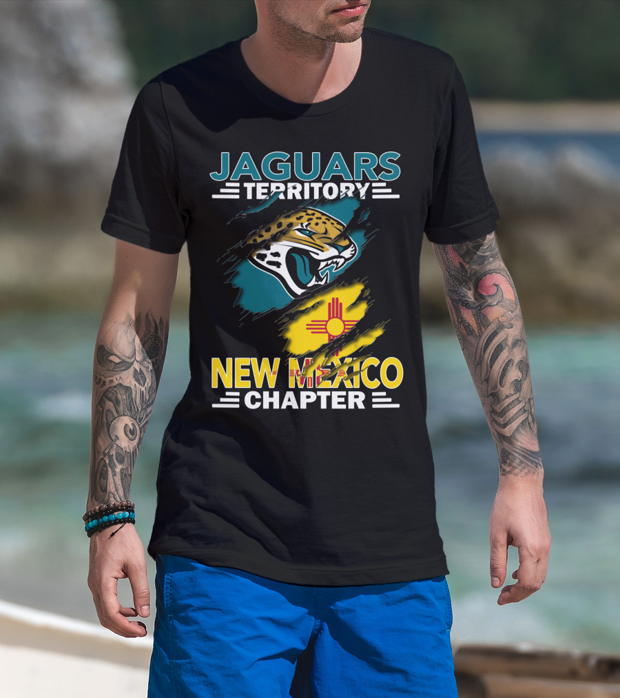 Jaguars Territory New Mexico Chapter State Pride And Team Spirit T-Shirt
