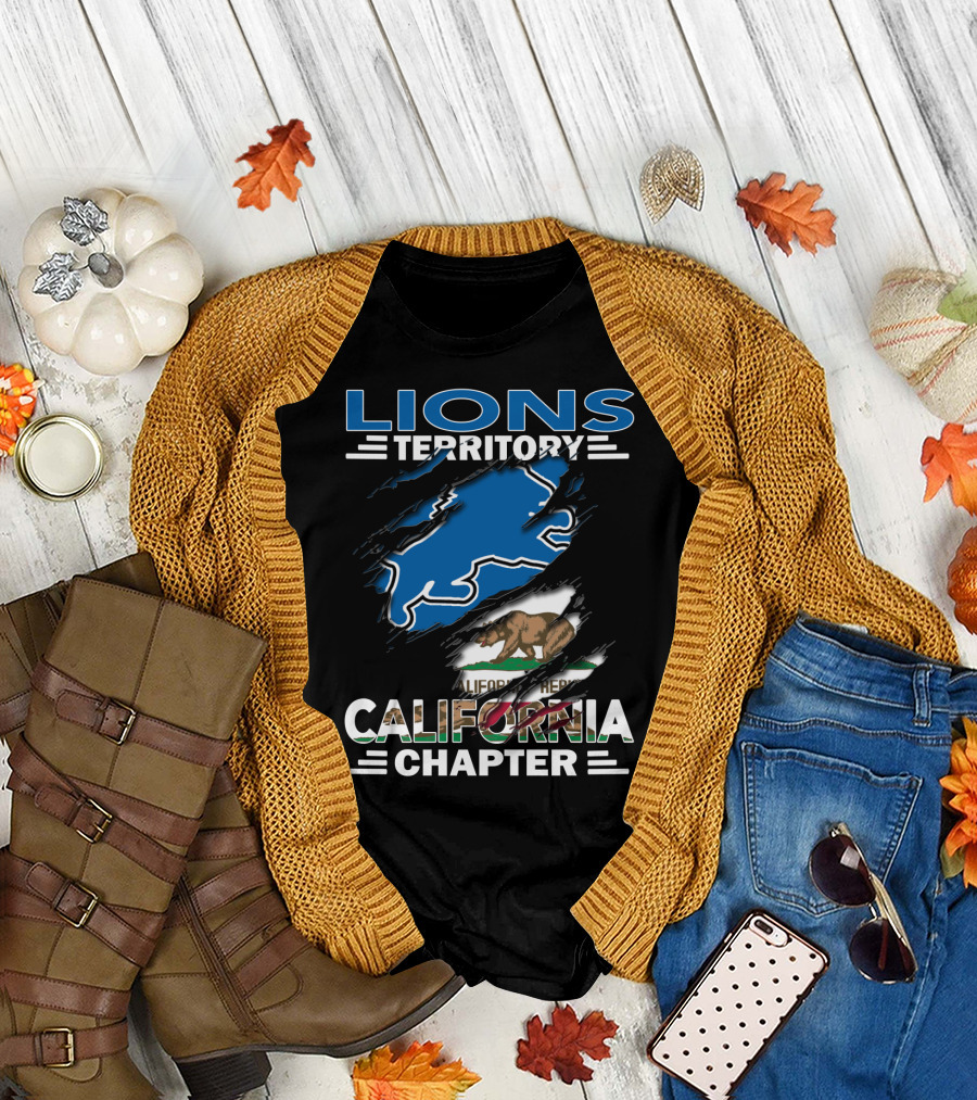 Lions Territory California Chapter California Republic T-Shirt
