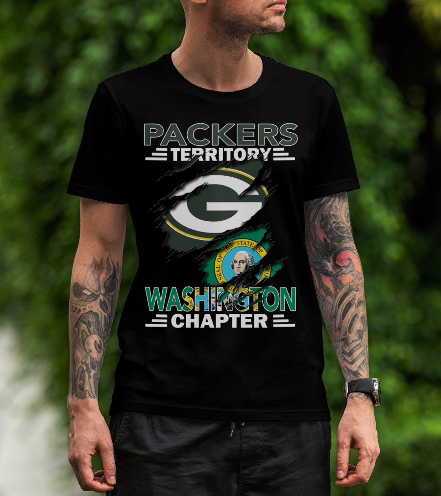 Packers Territory G Logo Seal Of Washington Chapter T-Shirt