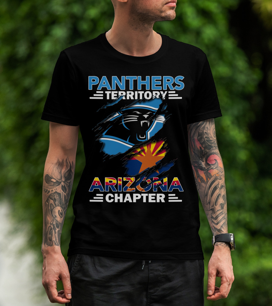 Panthers Territory Arizona Chapter NFL Team Fan Club T-Shirt