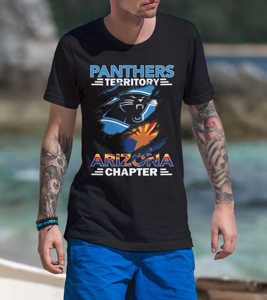 Panthers Territory Arizona Chapter NFL Team Fan Club T-Shirt