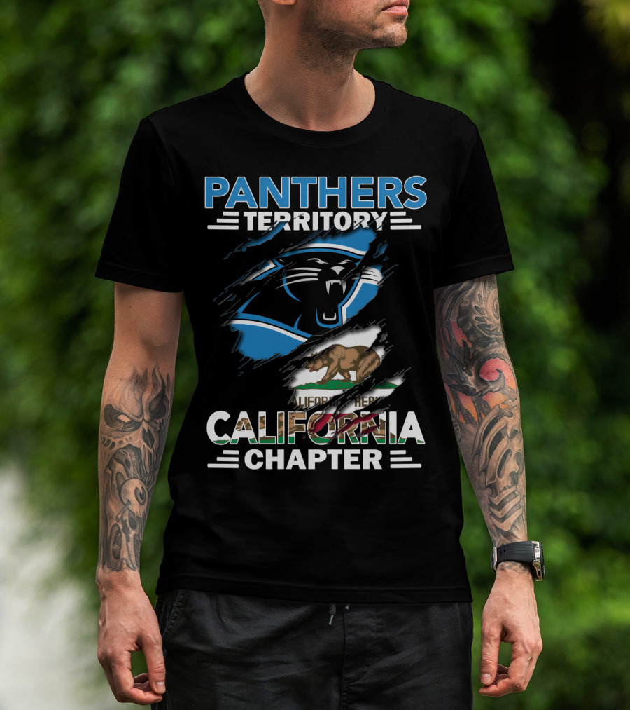 Panthers Territory California Chapter NFL State Pride T-Shirt