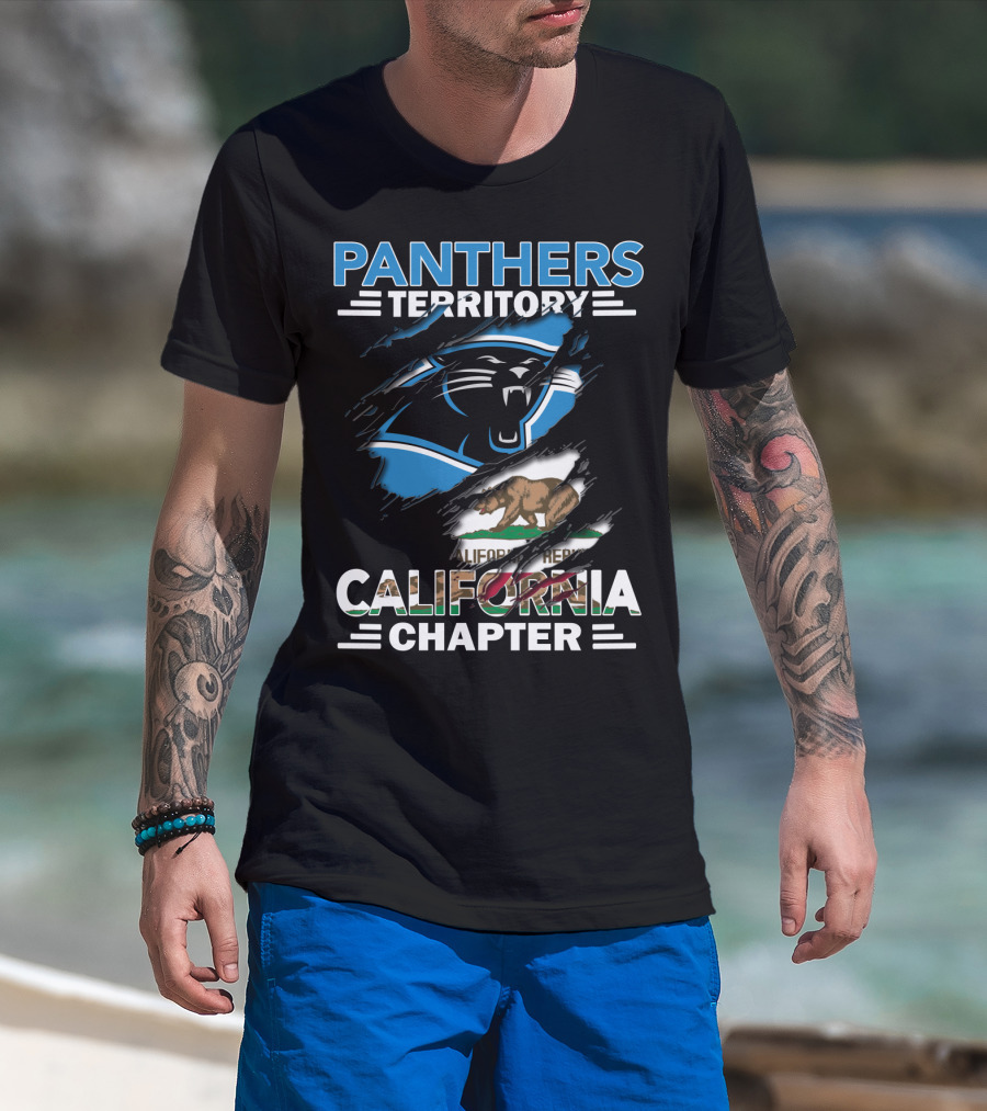 Panthers Territory California Chapter NFL State Pride T-Shirt