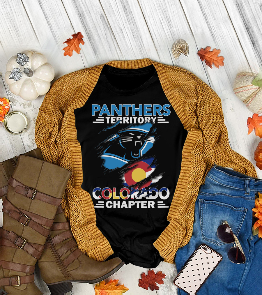 Panthers Territory Colorado Chapter NFL Fan Club T-Shirt