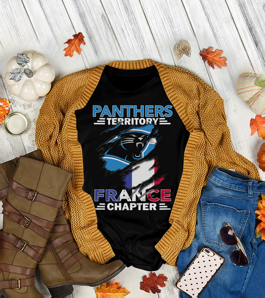 Panthers Territory France Chapter Flag T-Shirt