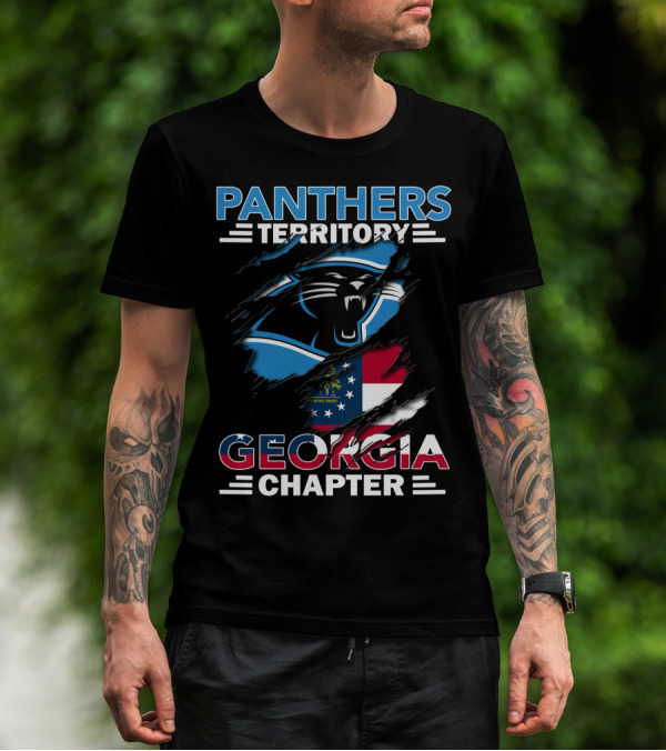Panthers Territory Georgia Chapter Flag T-Shirt