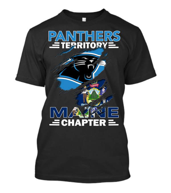 Panthers Territory Maine Chapter Flag Emblem T-Shirt