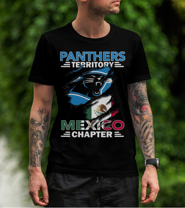 Panthers Territory Mexico Chapter Flag Emblem T-Shirt
