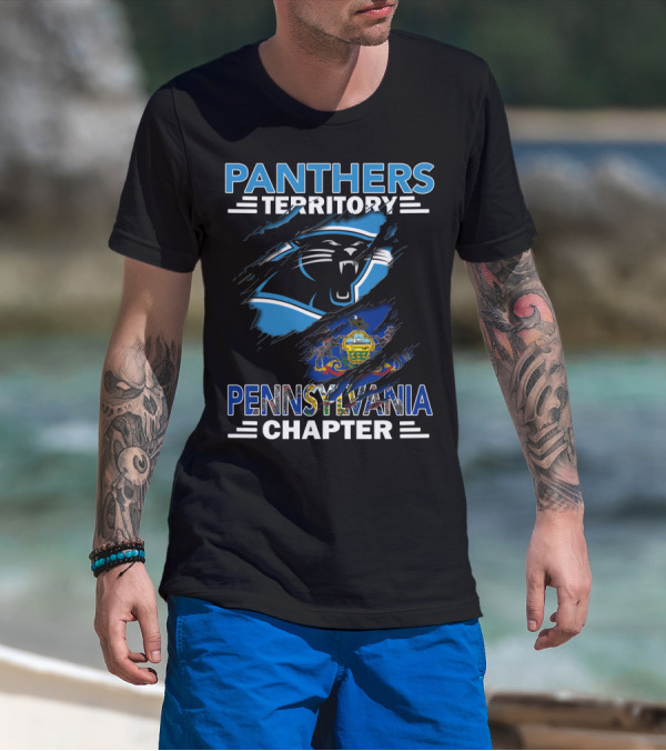 Panthers Territory Pennsylvania Chapter NFL Football Fan T-Shirt
