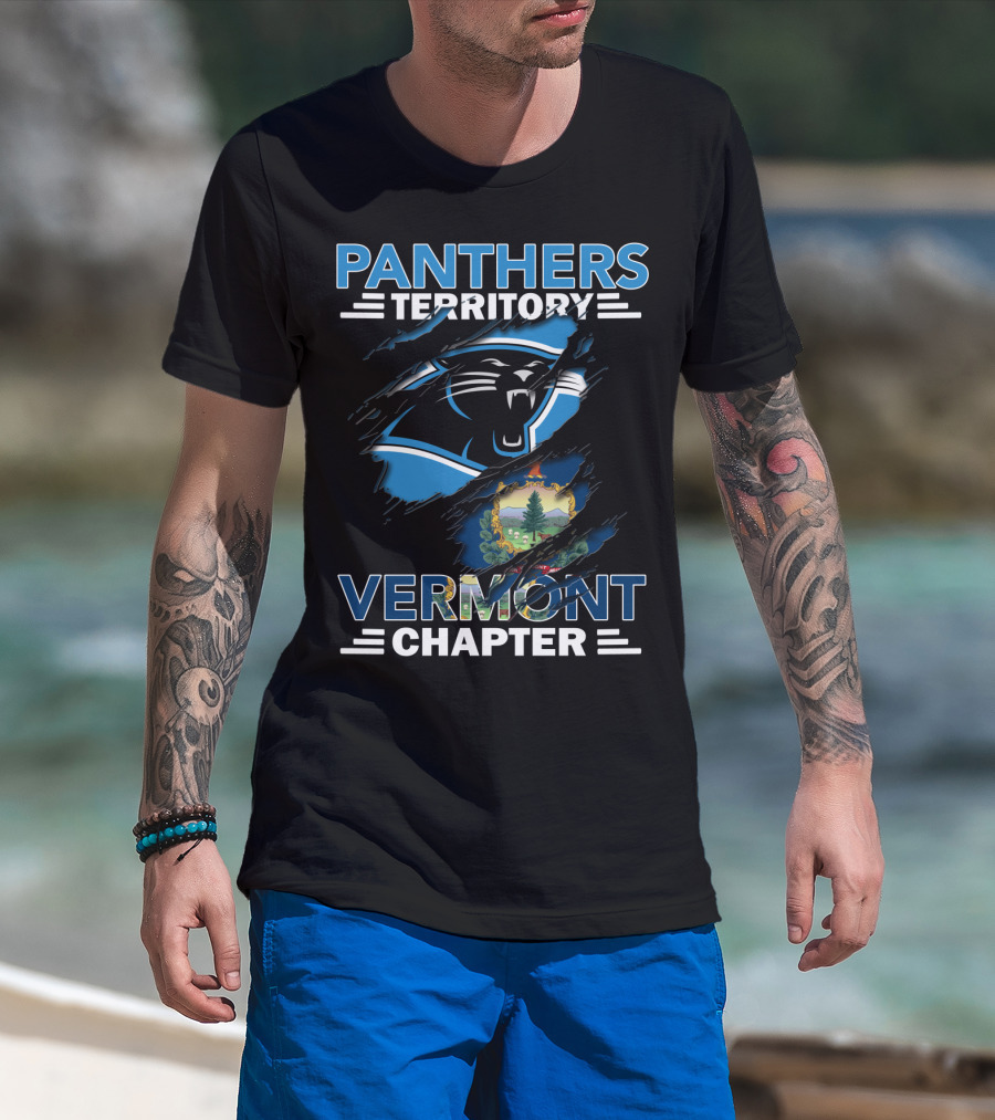 Panthers Territory Vermont Chapter Iconic Team Spirit T-Shirt