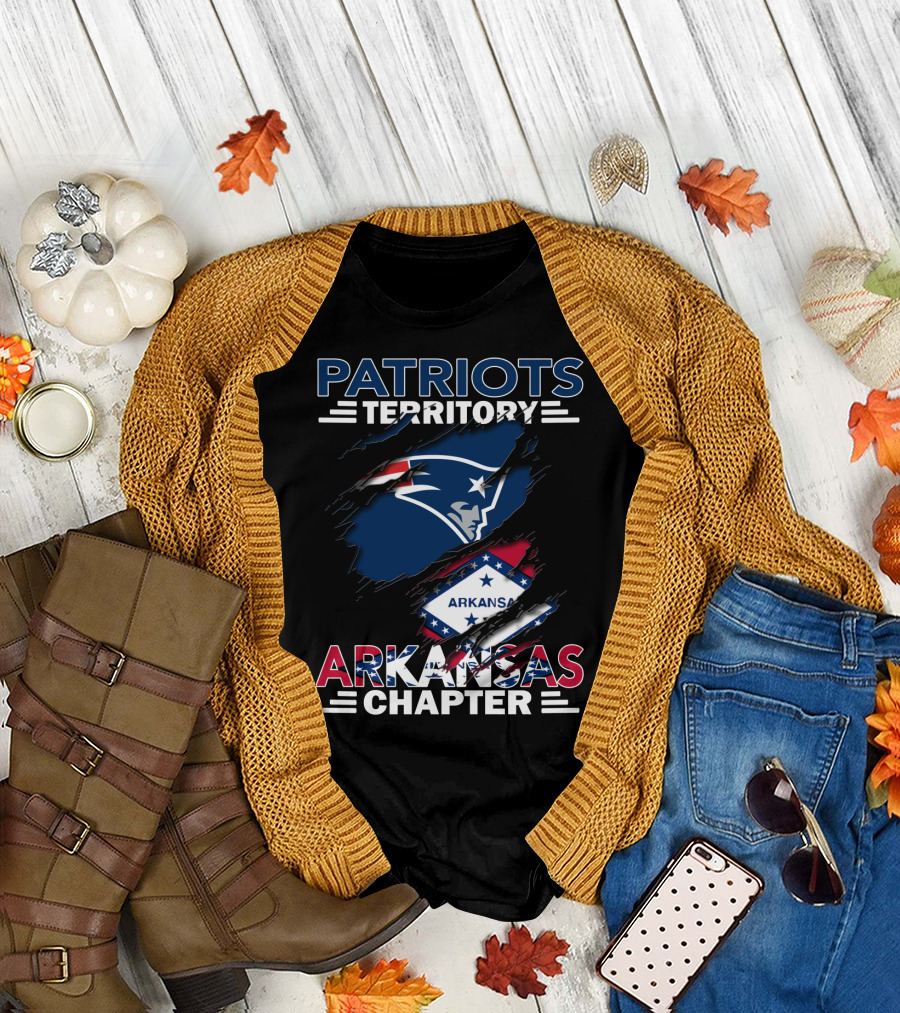 Patriots Territory Arkansas Chapter Arkansas Flag T-Shirt