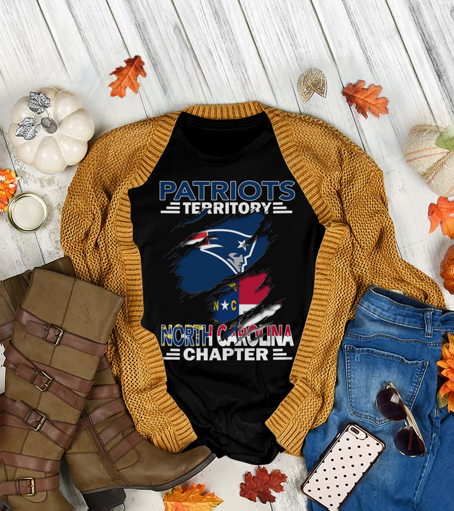 PATRIOTS TERRITORY NORTH CAROLINA CHAPTER FLAG T-Shirt