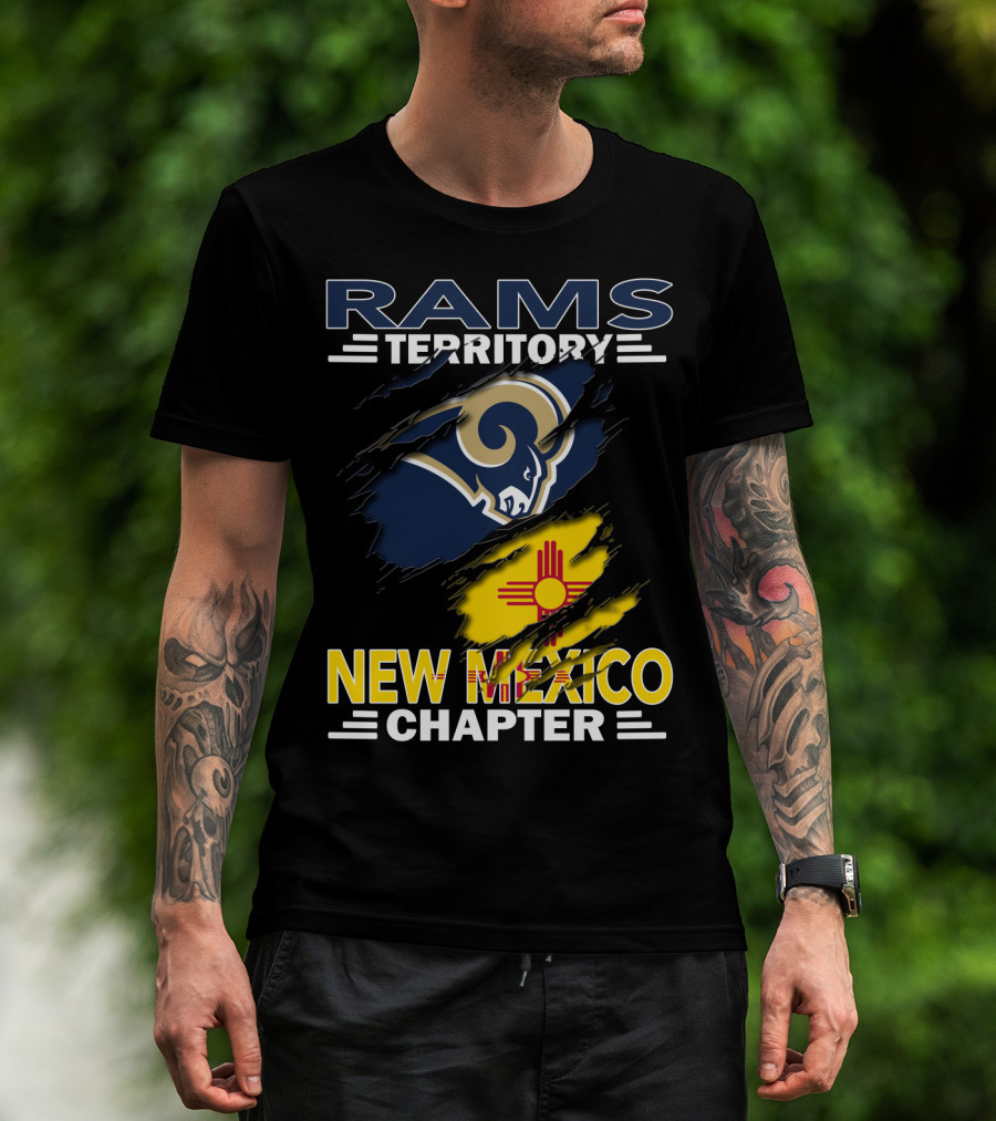 Rams Territory New Mexico Chapter Los Angeles Rams Fan Club T-Shirt