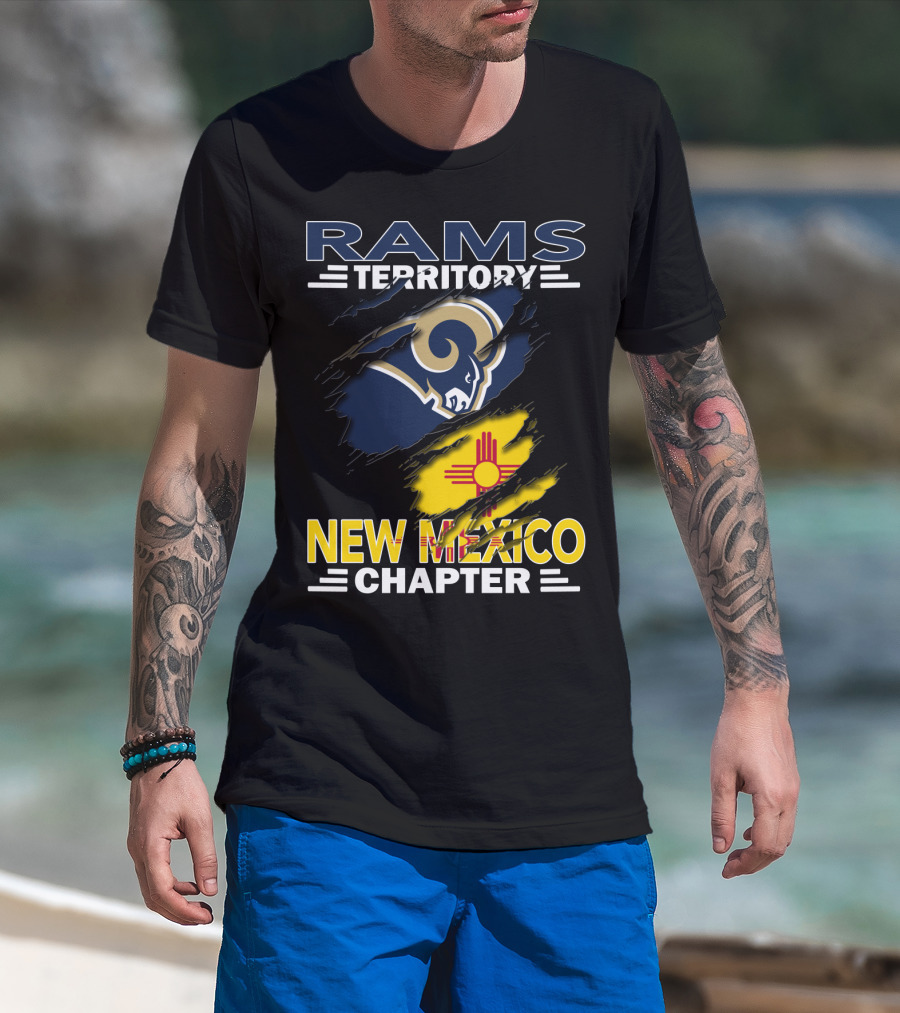 Rams Territory New Mexico Chapter Los Angeles Rams Fan Club T-Shirt