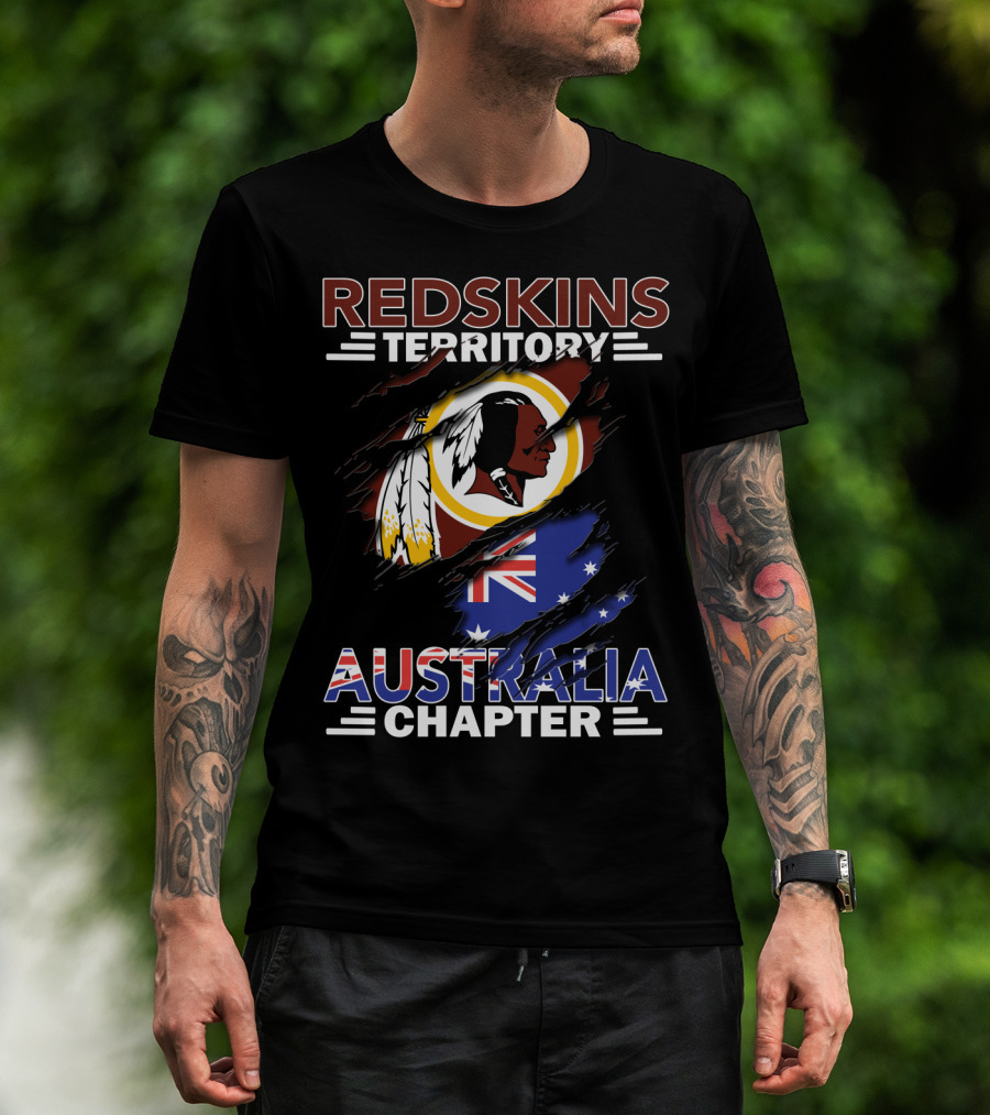 Redskins Territory Australia Chapter Flag T-Shirt