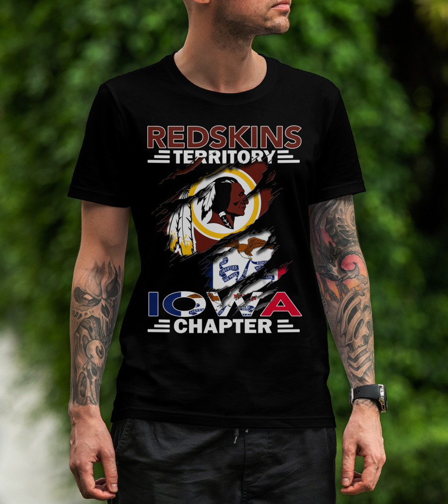 Redskins Territory Iowa Chapter Football Fan Community T-Shirt