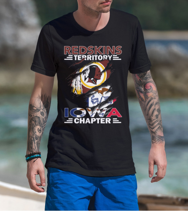 Redskins Territory Iowa Chapter Football Fan Community T-Shirt