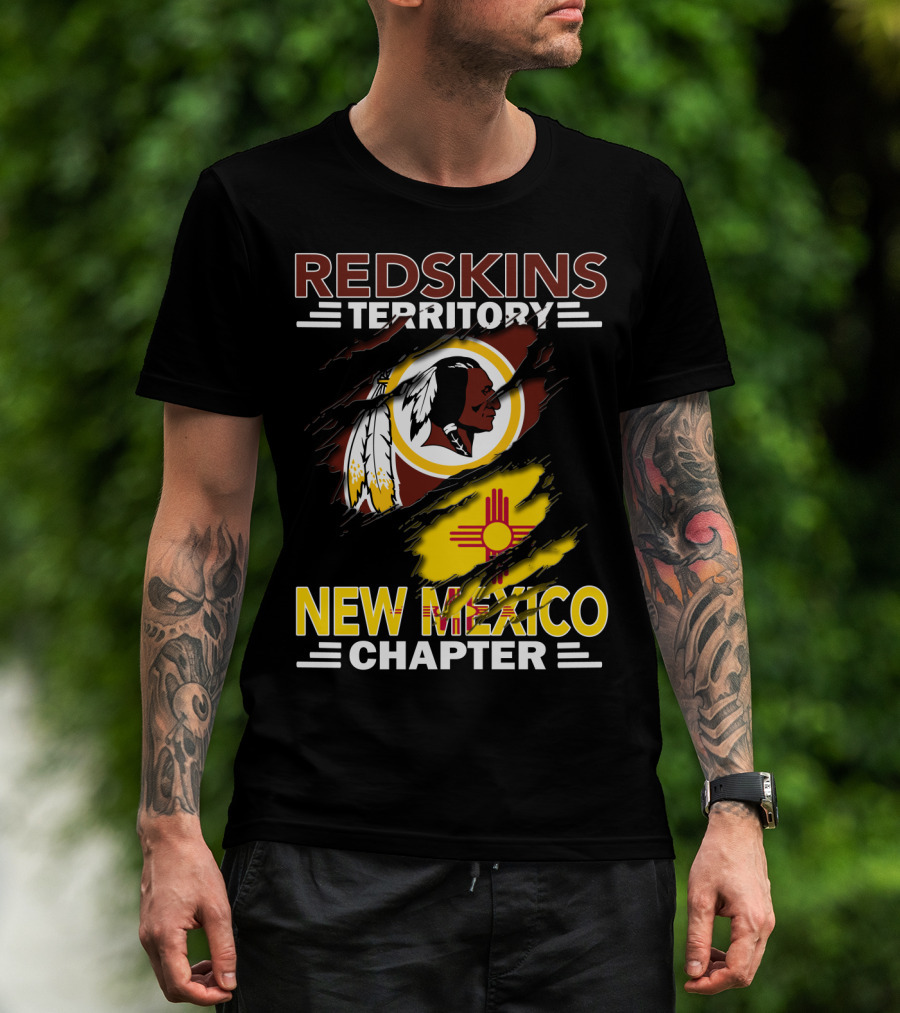 Redskins Territory New Mexico Chapter Flag T-Shirt