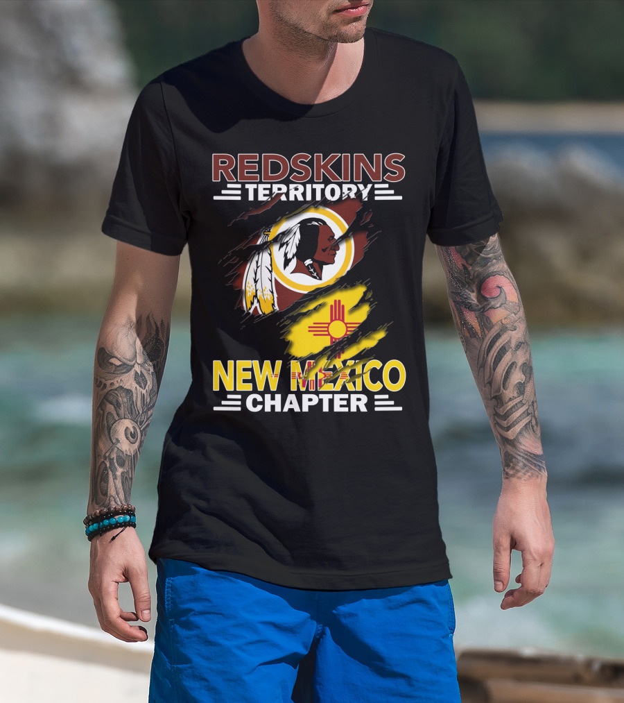 Redskins Territory New Mexico Chapter Flag T-Shirt