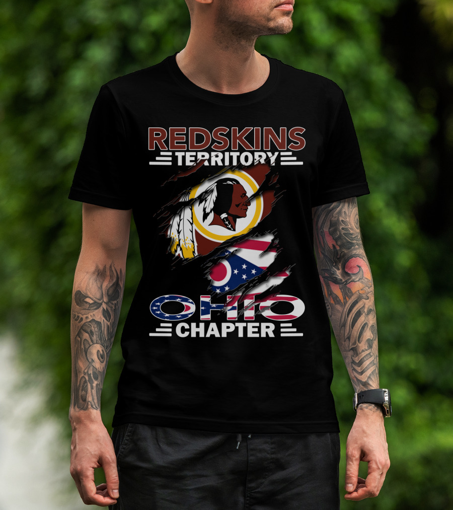 Redskins Territory Ohio Chapter Football Fan Club T-Shirt