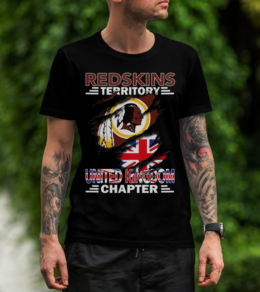 Redskins Territory United Kingdom Chapter Union Jack T-Shirt
