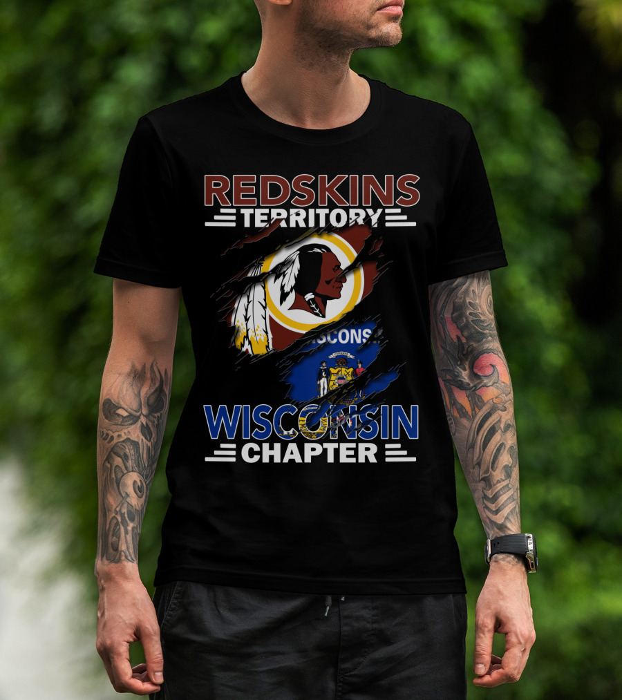 Redskins Territory Wisconsin Chapter Flag T-Shirt