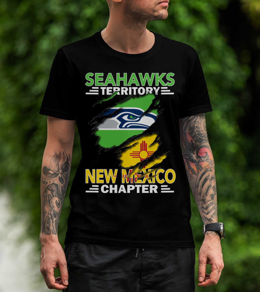 Seahawks Territory New Mexico Chapter Football Fan Zone T-Shirt