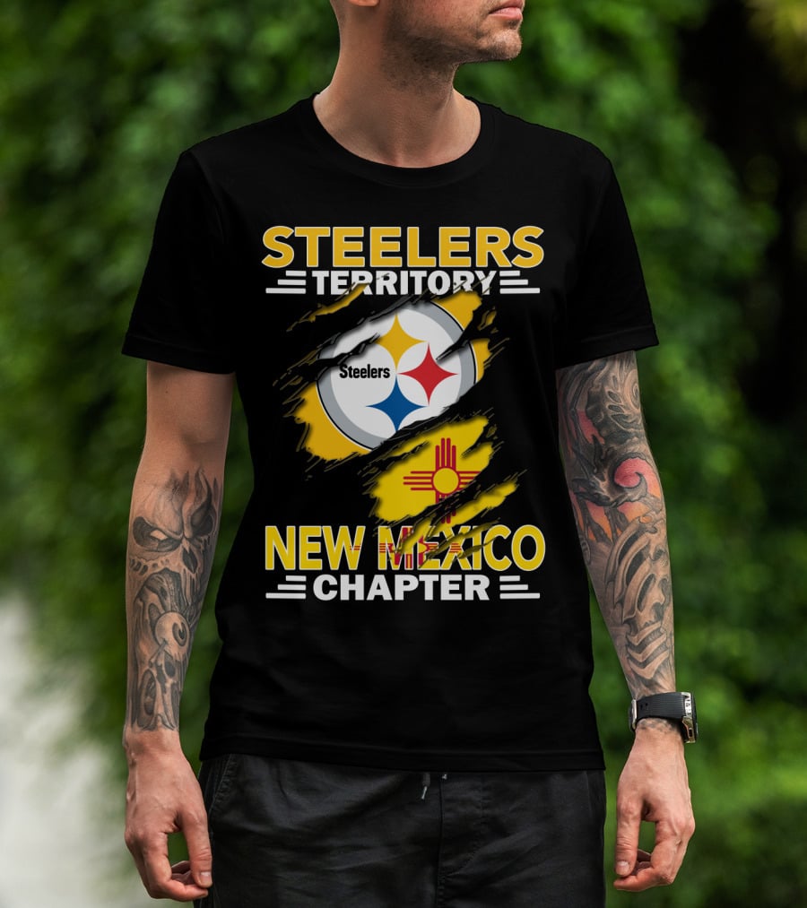 Steelers Territory New Mexico Chapter Steelers Symbol Zia Sun T-Shirt