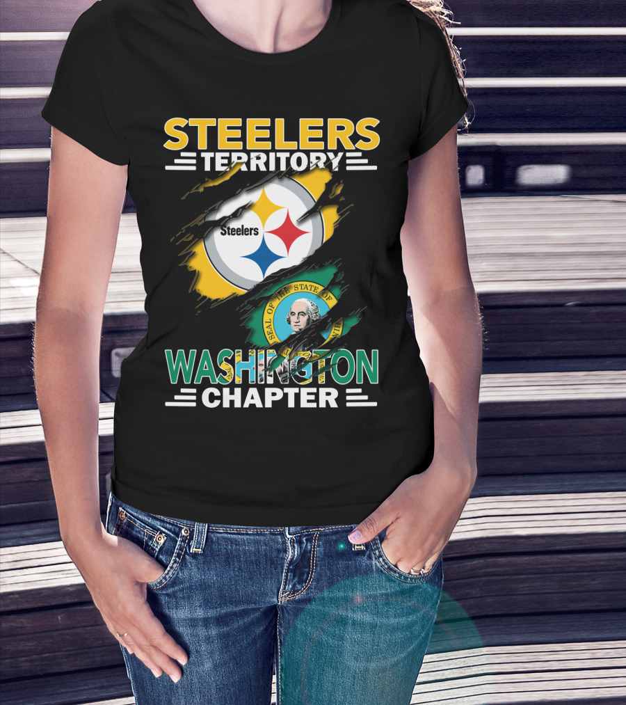 Steelers Territory Seal Of The State Of Washington Chapter T-Shirt