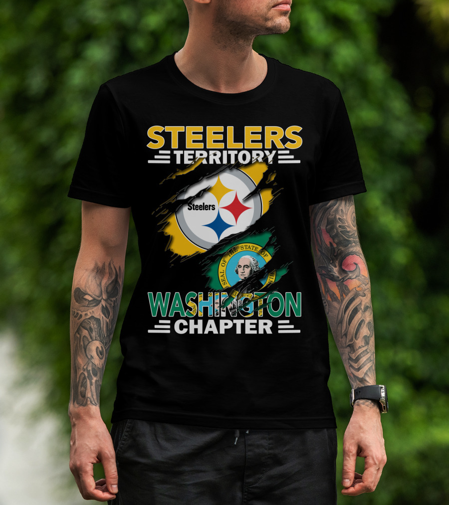 Steelers Territory Seal Of The State Of Washington Chapter T-Shirt