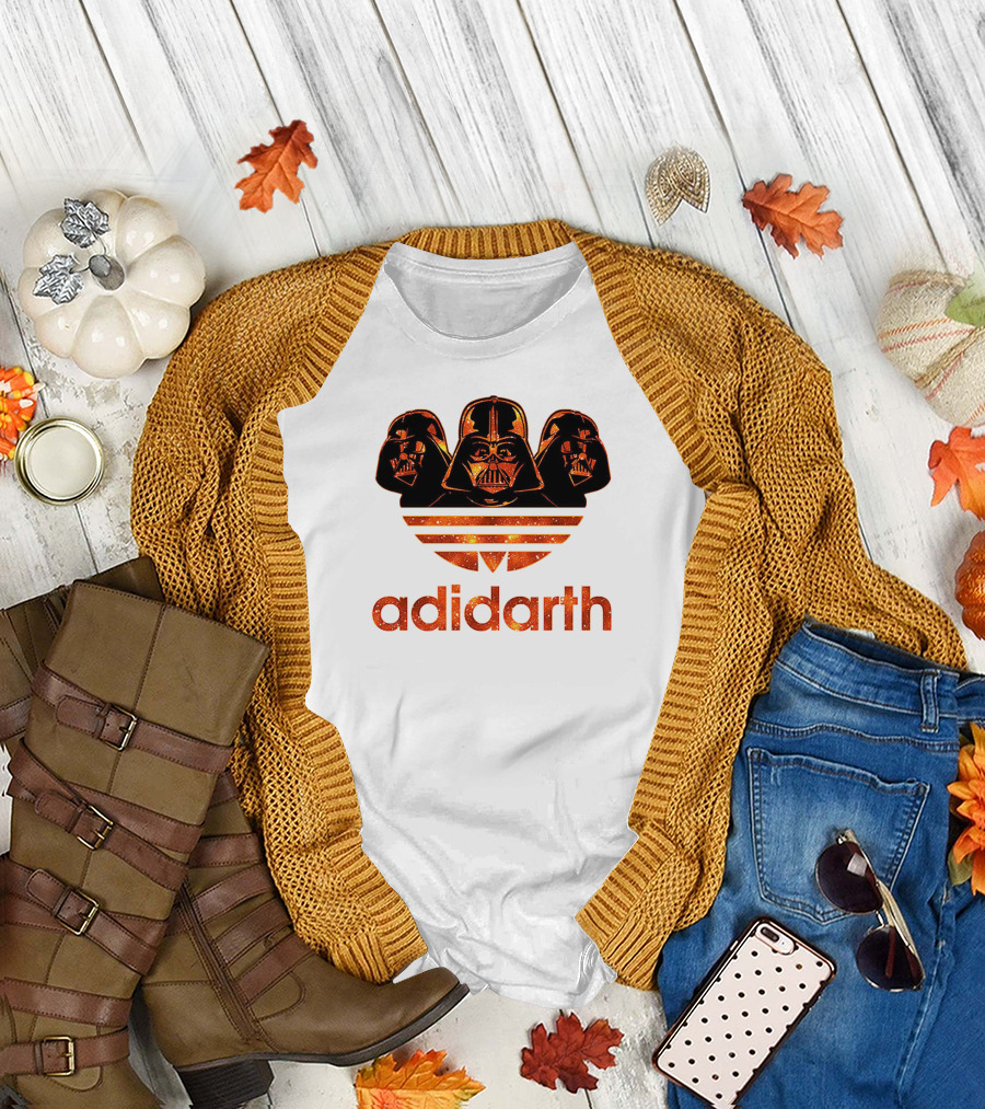 Adidarth Darth Vader Logo Orange Trio T-Shirt