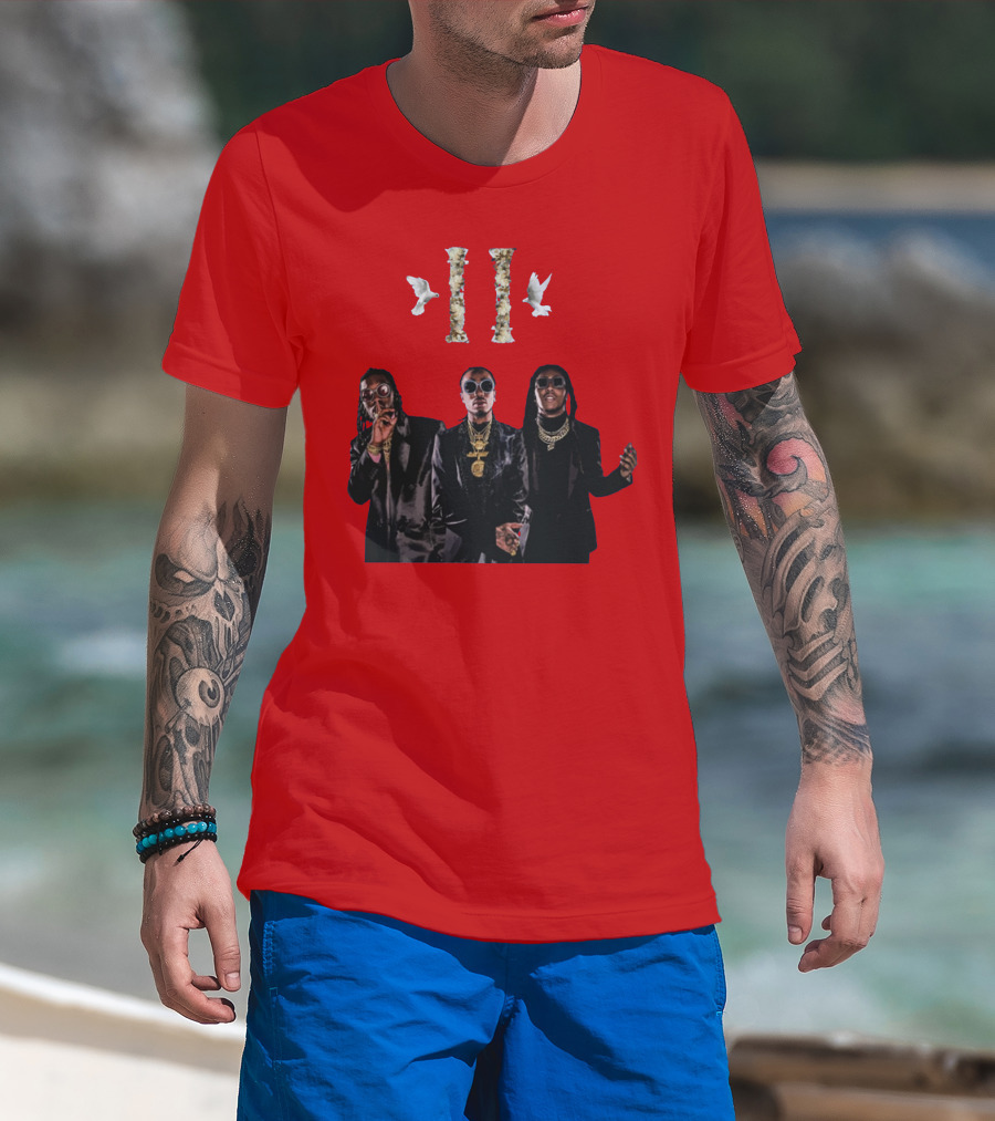 Migos Culture II Album Red Cover T-Shirt