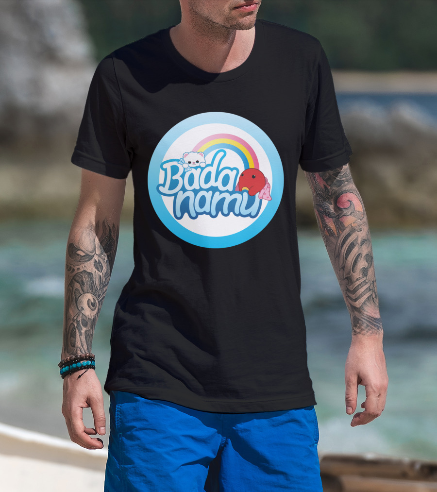 Badanamu Rainbow And Character T-Shirt