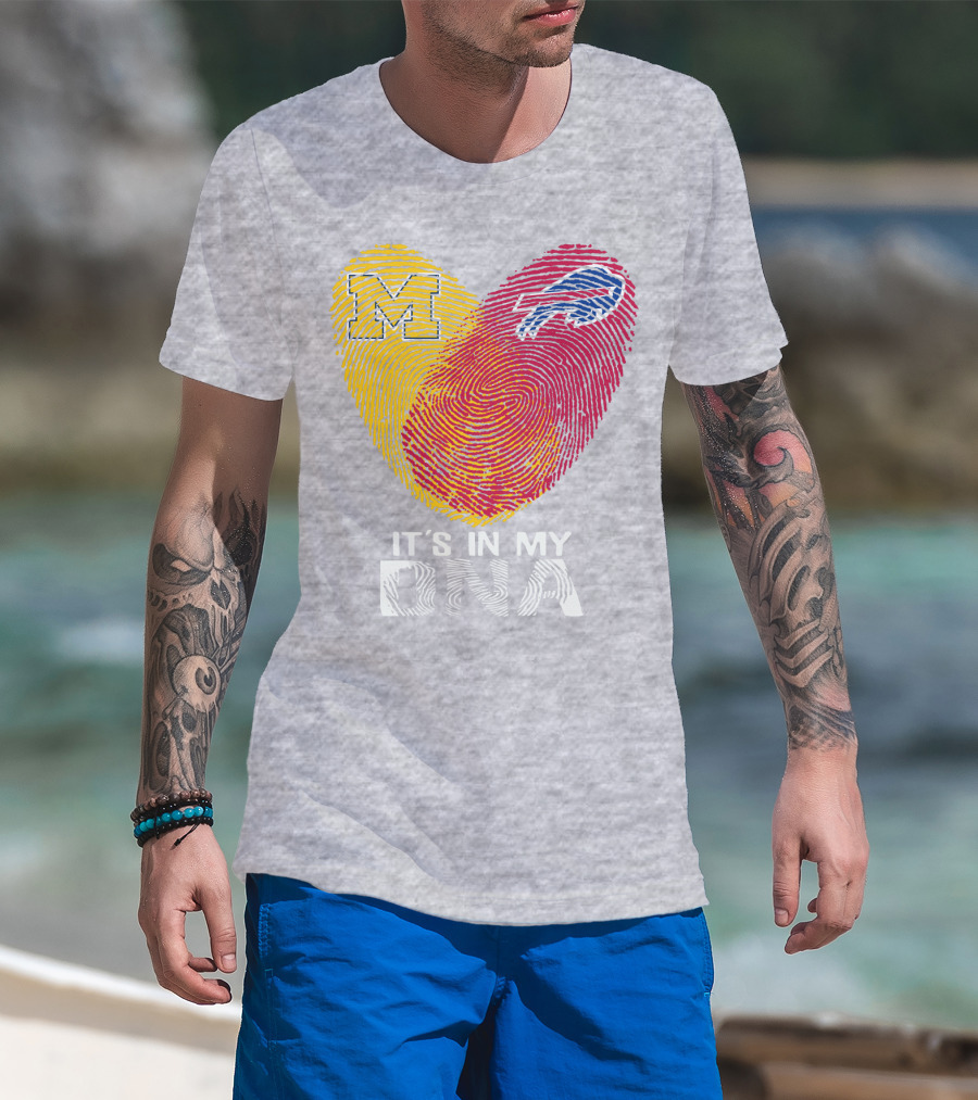 Buffalo Bills Michigan It's In My Dna T-Shirt