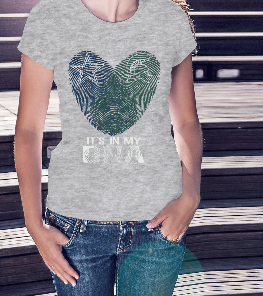 Dallas Cowboys Michigan State It's In My Dna T-Shirt