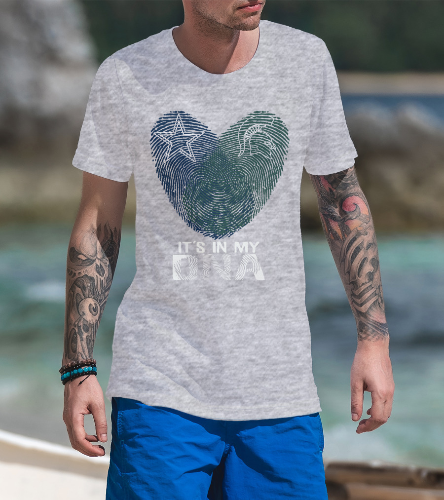 Dallas Cowboys Michigan State It's In My Dna T-Shirt