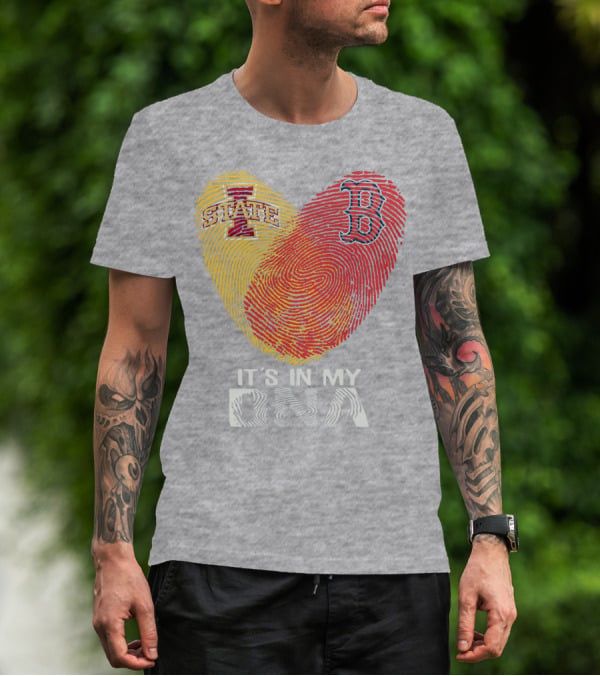 Boston Red Sox Iowa State It's In My DNA T-Shirt