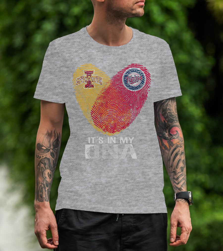 It's In My DNA Iowa State Twins T-Shirt