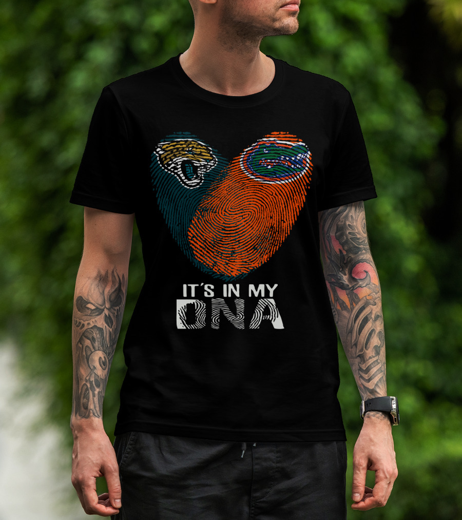 It's In My Dna Florida Gators Jacksonville Jaguars T-Shirt