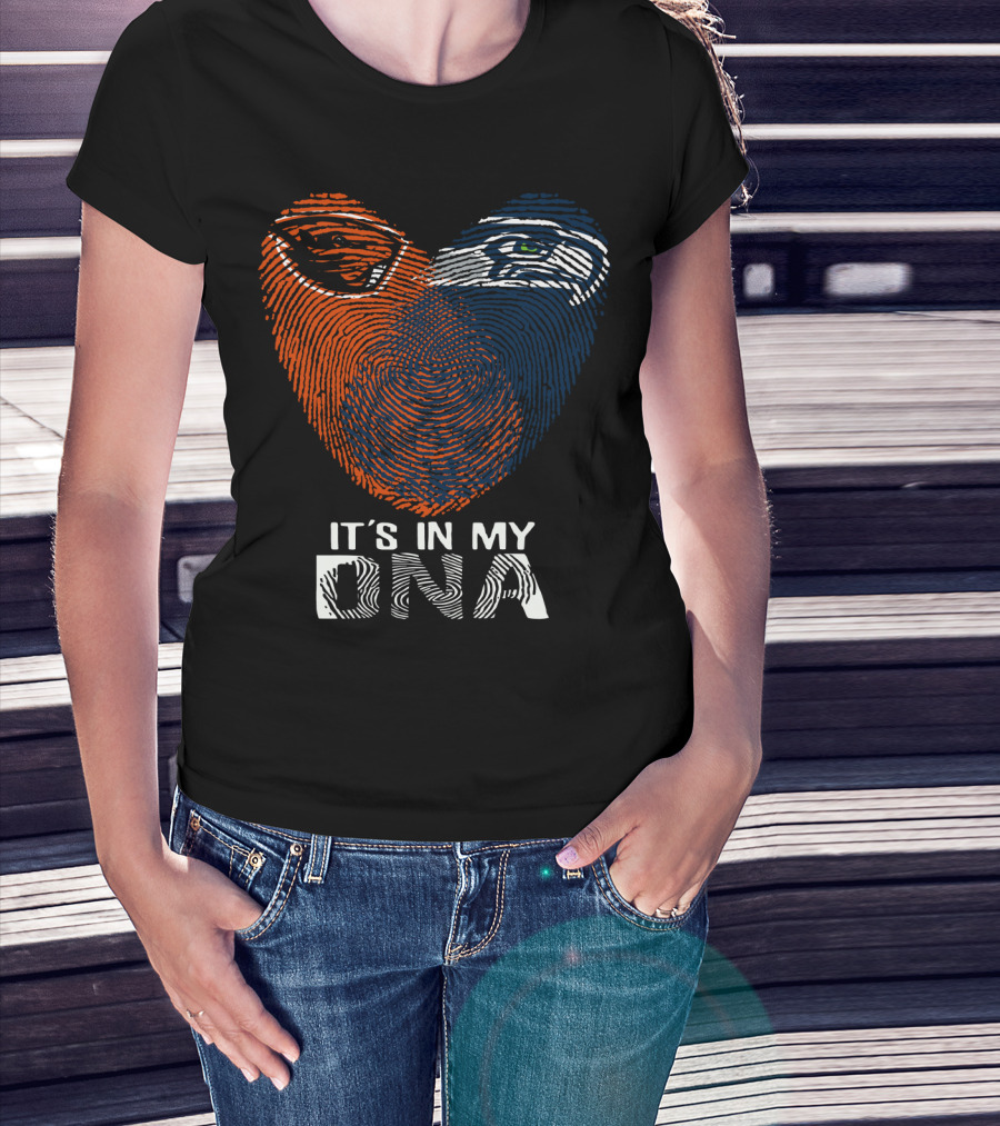 It's In My Dna Oregon State Beavers Seattle Seahawks T-Shirt