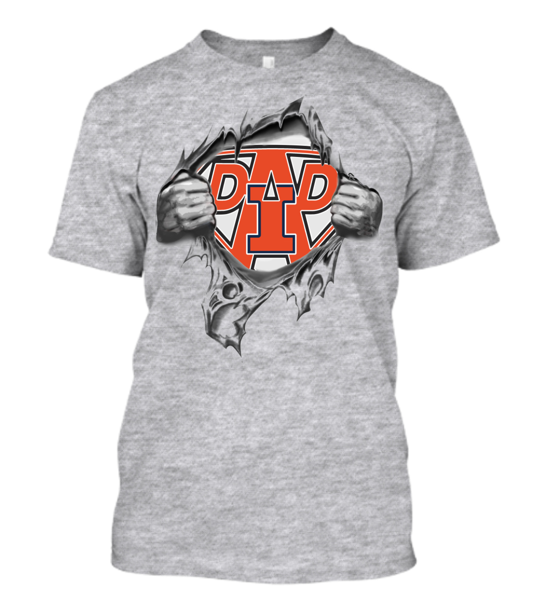 Illini Dad Superman T-Shirt