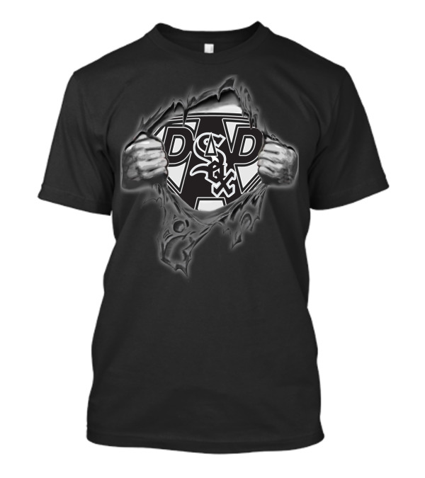 Chicago White Sox Dad Emblem Rip T-Shirt