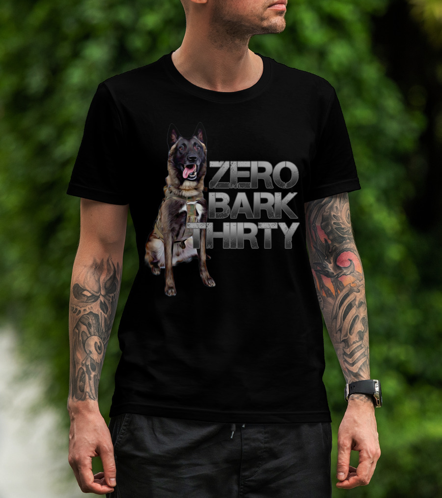 Zero Bark Thirty Dog T-Shirt