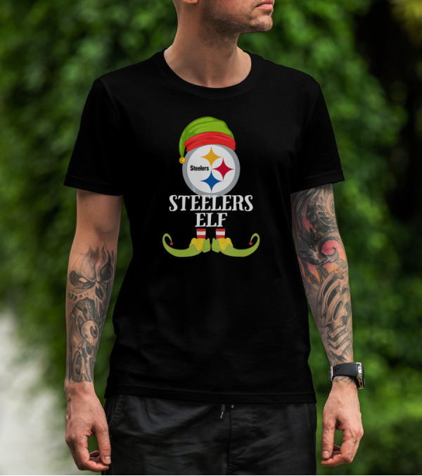 Steelers Elf Funny Pittsburgh Football Team T-Shirt